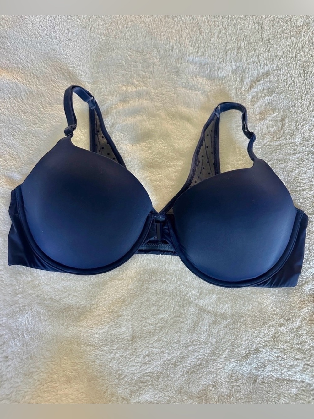 Victoria’s Secret Demi Ftont Closure Smooth Molded T-Shirt Bra - Navy
